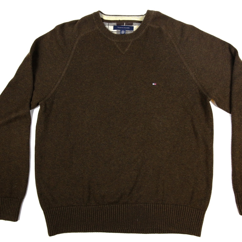 Tommy Hilfiger Brown Crewneck Sweater